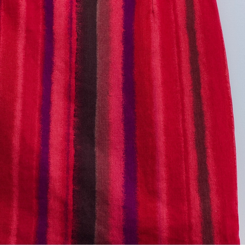 Vintage Paul Et Duffier Striped Pencil Skirt Size 10 Intellectual Power Dressing View 5